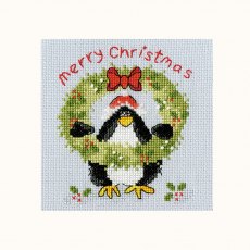Bothy Threads PPP Prickly Holly Christmas Card Counted Cross Stitch Kit XMAS36