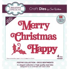 Creative Expressions Sue Wilson Deco Sentiments - CLEARANCE