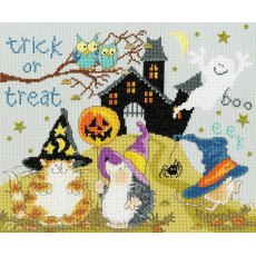 Bothy Threads Trick Or Treat Halloween Counted Cross Stitch Kit XMS29