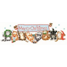 Bothy Threads Merry Catmas Christmas Counted Cross Stitch Kit XMS30