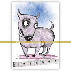 Katzelkraft Unmounted Rubber Stamp - Chien Sidony – SOLO085