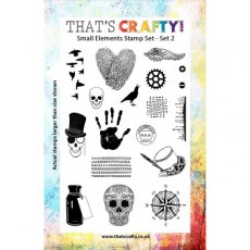 That's Crafty! Clear Stamp Set - Small Elements - Set 2 TC006