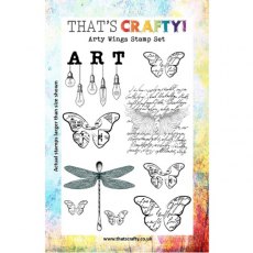That's Crafty! Clear Stamp Set - Arty Wings TC007