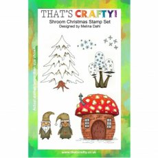 That's Crafty! Clear Stamp Set - Shroom Christmas TC019