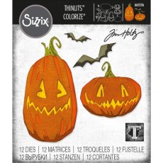 Sizzix Thinlits Die Set 12PK - Pumpkin Patch, Colorize 665556