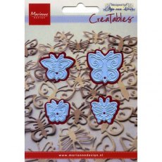 Marianne Designs Creatables Cutting Dies & Clear Stamps - Butterflies LR0158