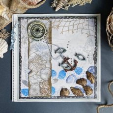 Angela Poole Natures Textures Pebble Layering Stamps & Stencil Set