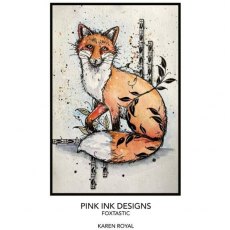 Pink Ink Designs Foxtastic A5 Clear Stamp