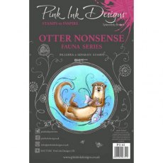 Pink Ink Designs Otter Nonsense A5 Clear Stamp