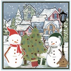 Yvonne Creations Wintery Christmas - Snow Friends Die