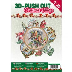 3D Push Out book 29 Christmas Village