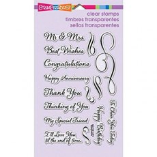 Stampendous Clear Stamp - Loving Messages