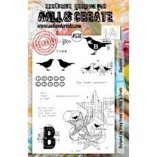 Aall & Create A5 Stamp #530 - Blackbird