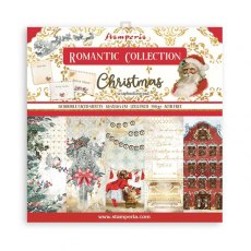 Stamperia Scrapbooking Pad 10 sheets - 30.5x30.5 (12"x12") - Romantic Christmas