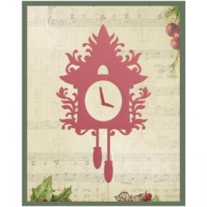Couture Creations Intricutz Dies Christmas Eve Collection Small Cuckoo Clock