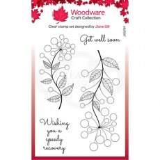 Woodware Clear Singles Bubble Bloom Abbie 4 in x 6 in Stamp