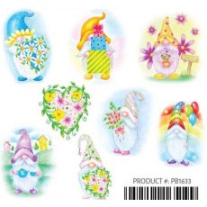 The Paper Boutique Celebration Gnomes Colour Me Toppers Collection