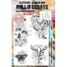 Aall & Create A5 Stamp #532 - Safari