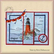 Nellies Choice clearstamp - Idyllic Floral - Lighthouse IFS040