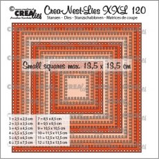 Crealies Crea-nest-dies XXL Squares with square holes CLNestXXL120