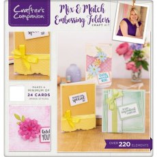 Crafters Companion - Mix and Match Embossing Folders Craft Kit