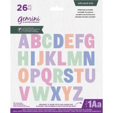 Gemini - Multi Craft Dies - Appliqué - Uppercase Alphabet