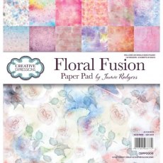 Creative Expressions Jamie Rodgers Floral Fusion 8 in x 8 in Paper Pad