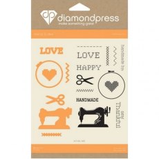 Diamond Press Stamp and Die Set - Handmade Love