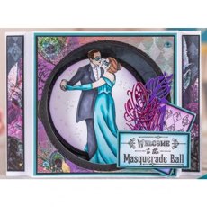 Masquerade Ball - Clear Acrylic Stamp - Shall We Dance?