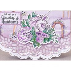 Sara Davies Enchanted Dreams Stamp & Die Set - Decorative Unicorn
