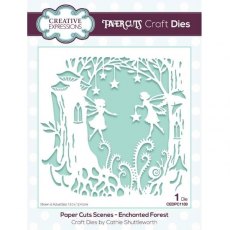 Creative Expressions Paper Cuts Scene Enchanted Forest Craft Die