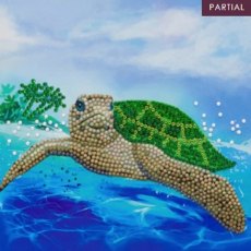 Craft Buddy “Turtle Paradise” 18x18cm Crystal Art Card Kit A84