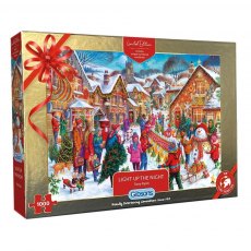 Gibsons Light Up The Night Christmas Limited Edition 1000 Piece jigsaw Puzzle New G2021
