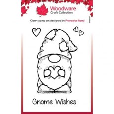 Woodware Clear Singles Little Gnome 3.8 in x 2.6 in Stamp