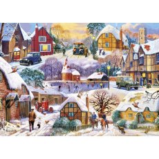 Gibsons Winter Cottages Christmas 1000 Piece jigsaw Puzzle New G6326