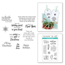 Spellbinders Holiday Quotes Clear Stamp  STP-044