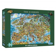 Gibsons This Is Europe 1000 Piece jigsaw Puzzle New G7113