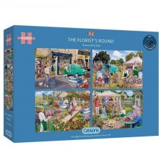 Gibsons The Florists Round 4 X 500 Piece Jigsaw Puzzle G5058