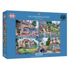 Gibsons The Gardeners Round 4 X 500 Piece Jigsaw Puzzle G5047