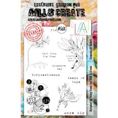 Aall & Create A5 Stamp #561 - Elements of Nature