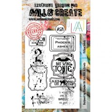 Aall & Create A6 Stamp # 571 - Potion Labels