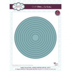 Sue Wilson Craft Dies Noble Collection Double Pierced Circles - Set B