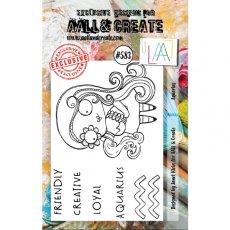 Aall & Create A7 Stamp # 583 - Aquarius
