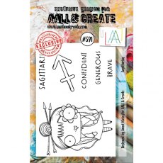 Aall & Create A7 Stamp # 591 - Sagittarius