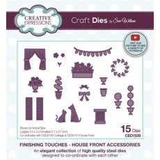 Creative Expressions Sue Wilson Finishing Touches House Front Accessories Craft Die