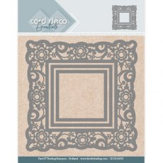 Card Deco Essentials Aperture Dies - Flower Square CDCD10059