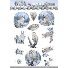 Amy Design - Awesome Winter - Winter Village Set Of 4 3D Pushouts