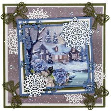 Amy Design - Awesome Winter - Winter Swirl Square Die