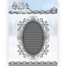 Amy Design - Awesome Winter - Winter Lace Oval Die