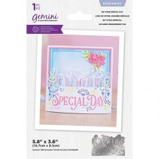 Gemini Everyday Word Edge'ables Die - On Your Special Day